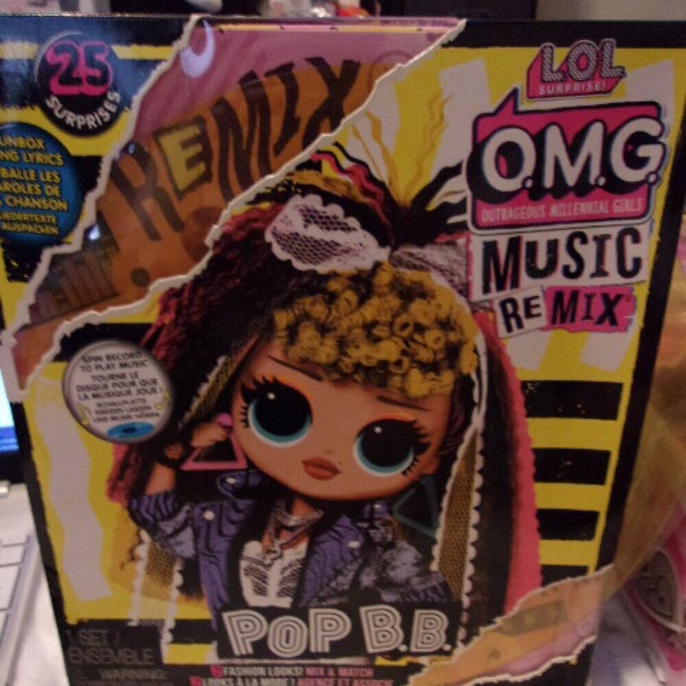 L.O.L. Surprise! O.M.G. Remix Pop B.B. Fashion Doll – 25 Surprises with Music